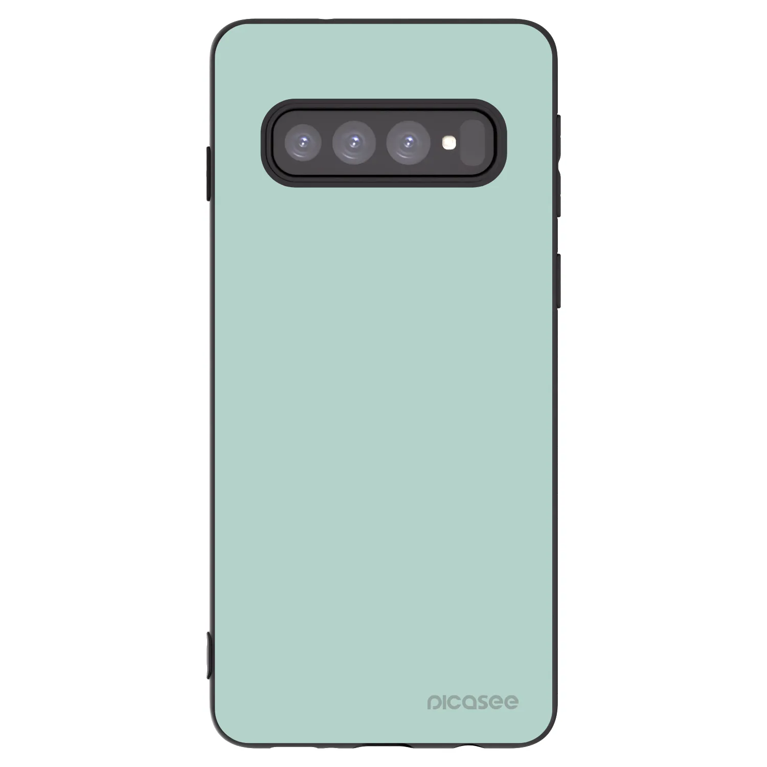 Picasee Μαύρη θήκη σιλικόνης για Samsung Galaxy S10 G973 - Pastel Charm