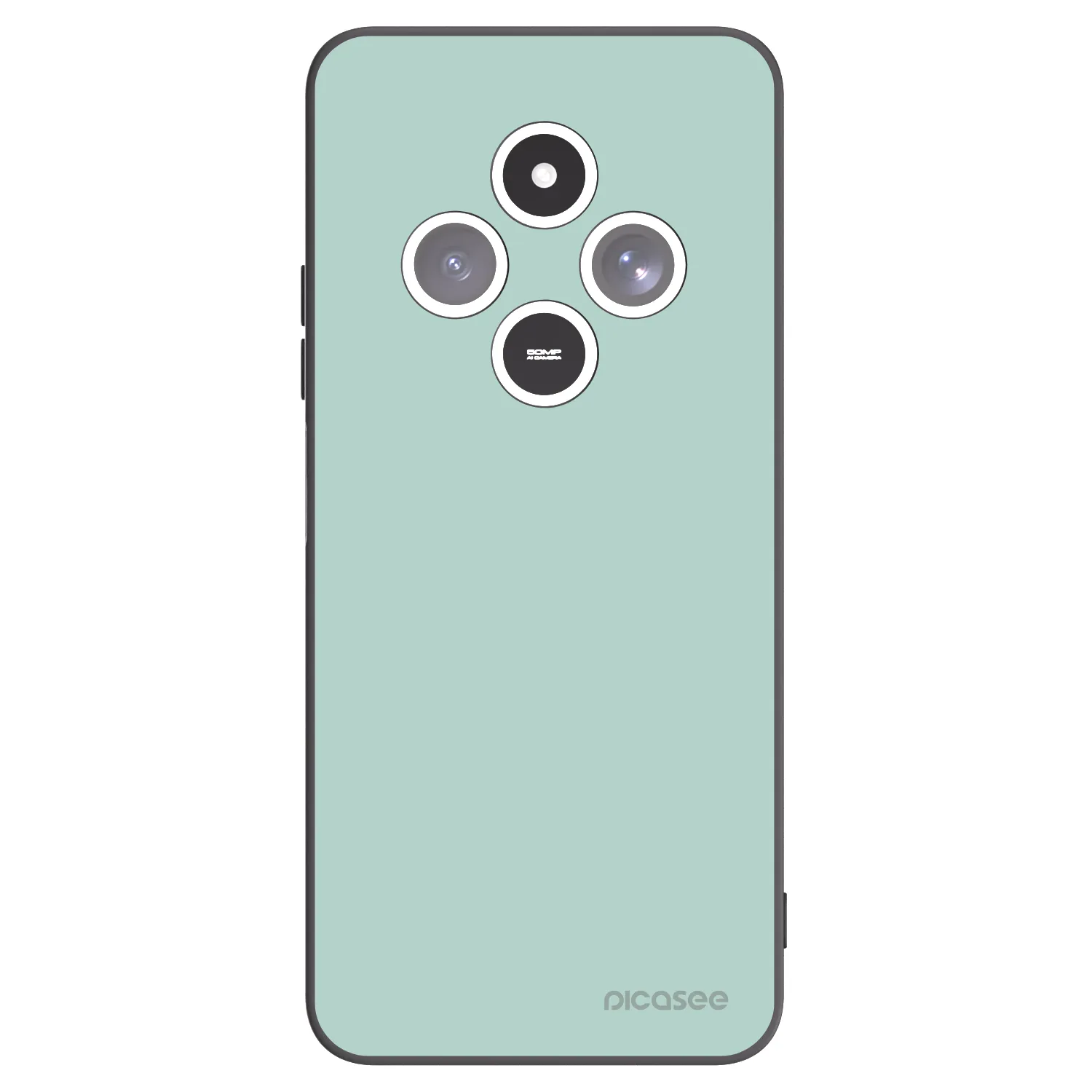 Picasee Μαύρη θήκη σιλικόνης για Xiaomi Redmi 14C - Pastel Charm