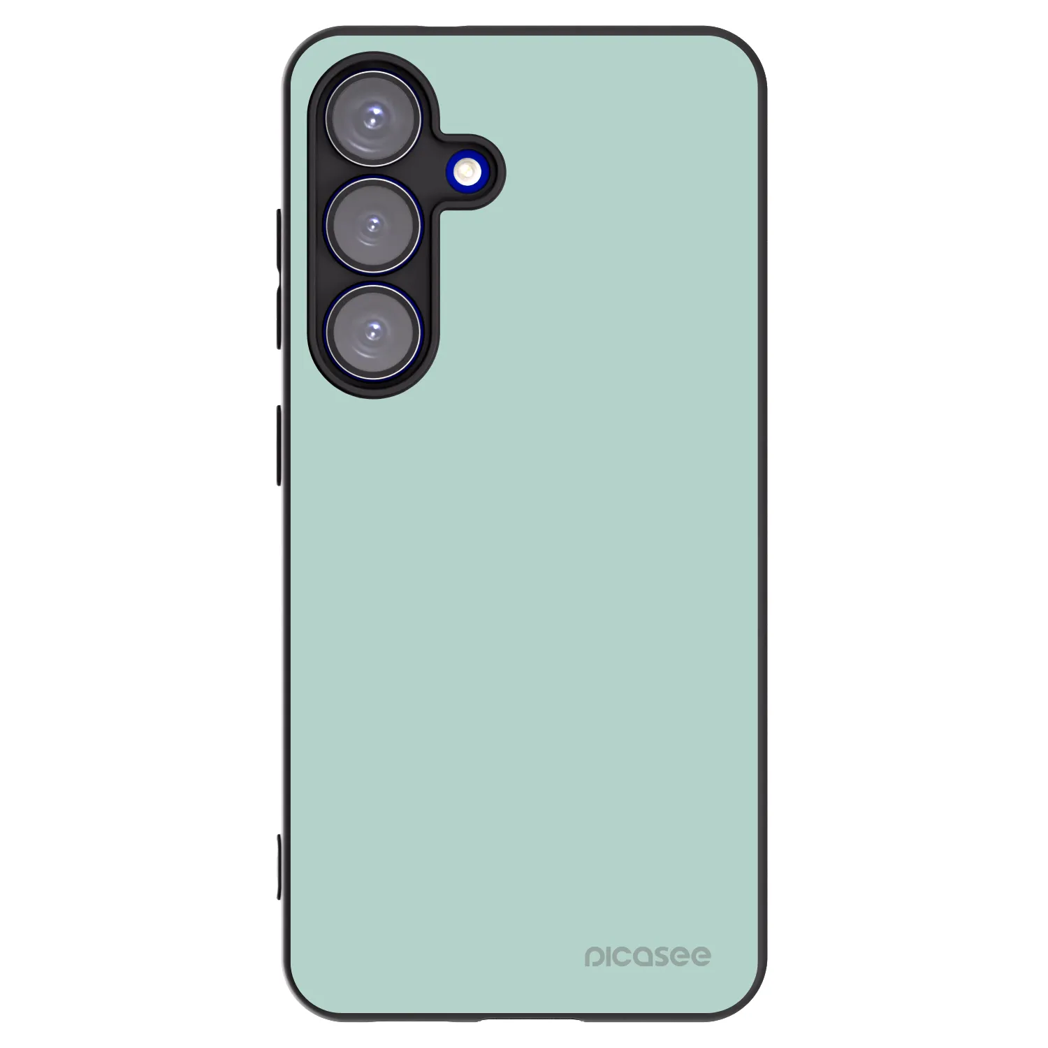 Picasee Μαύρη θήκη σιλικόνης για Samsung Galaxy S25 5G - Pastel Charm