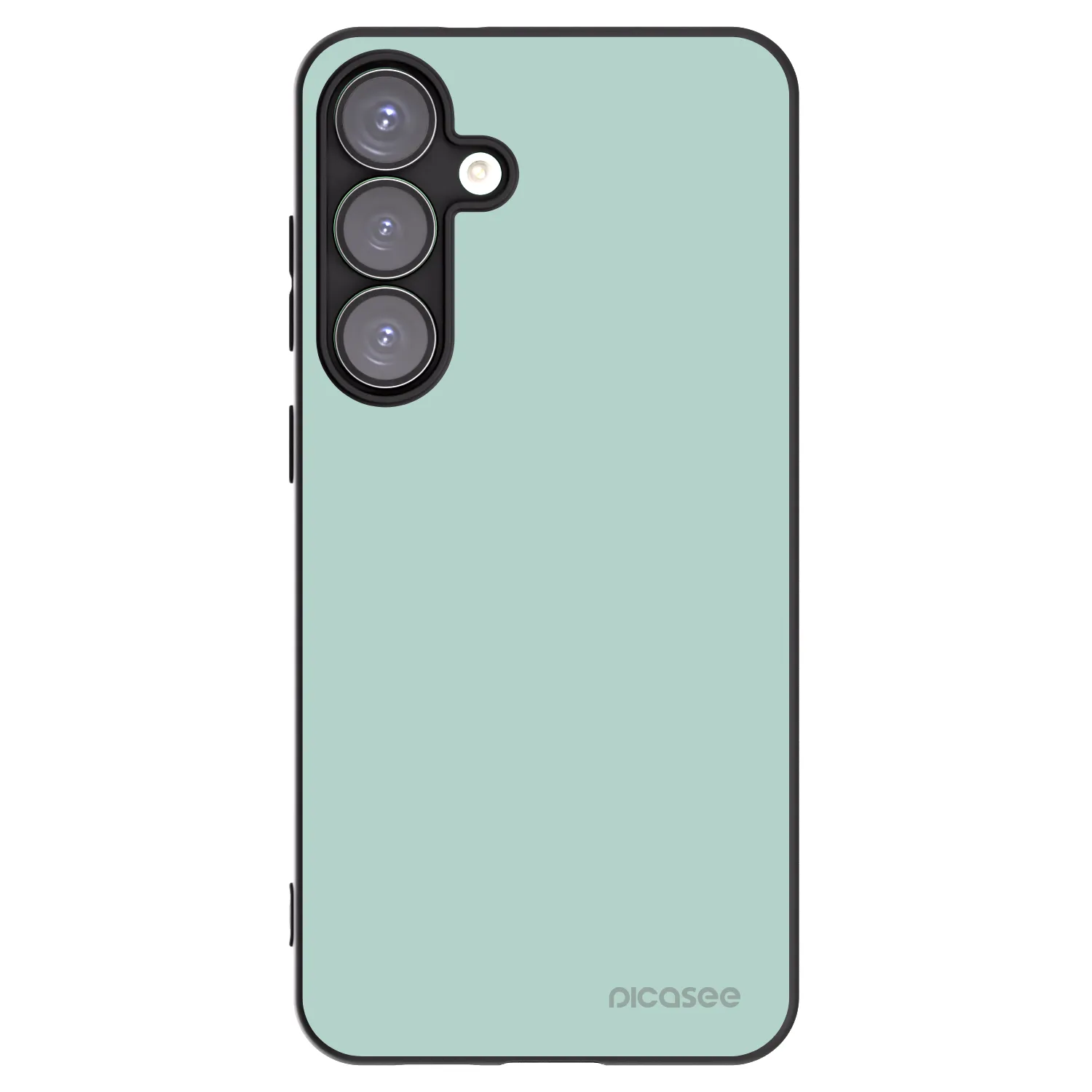 Picasee Μαύρη θήκη σιλικόνης για Samsung Galaxy S25+ 5G - Pastel Charm