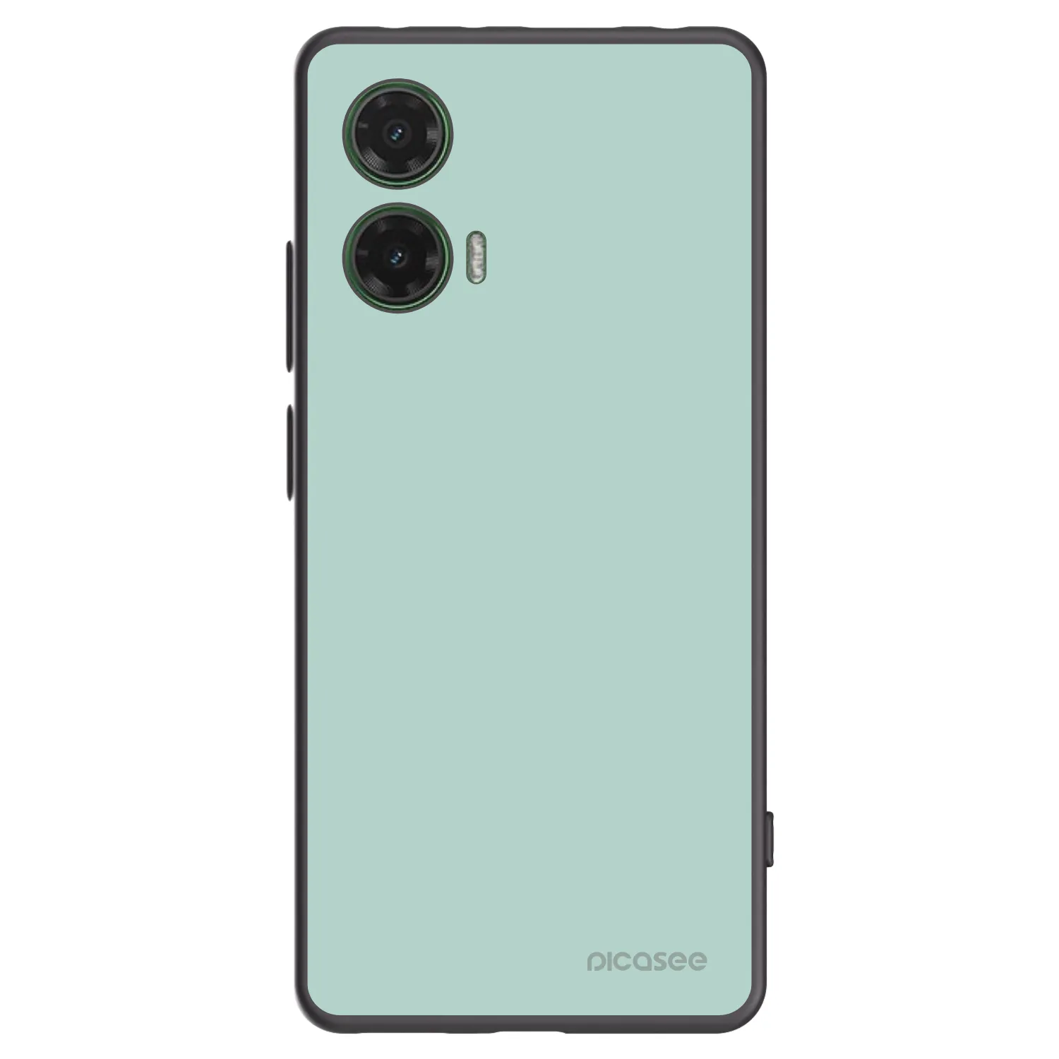 Picasee Μαύρη θήκη σιλικόνης για Motorola Moto G35 5G - Pastel Charm