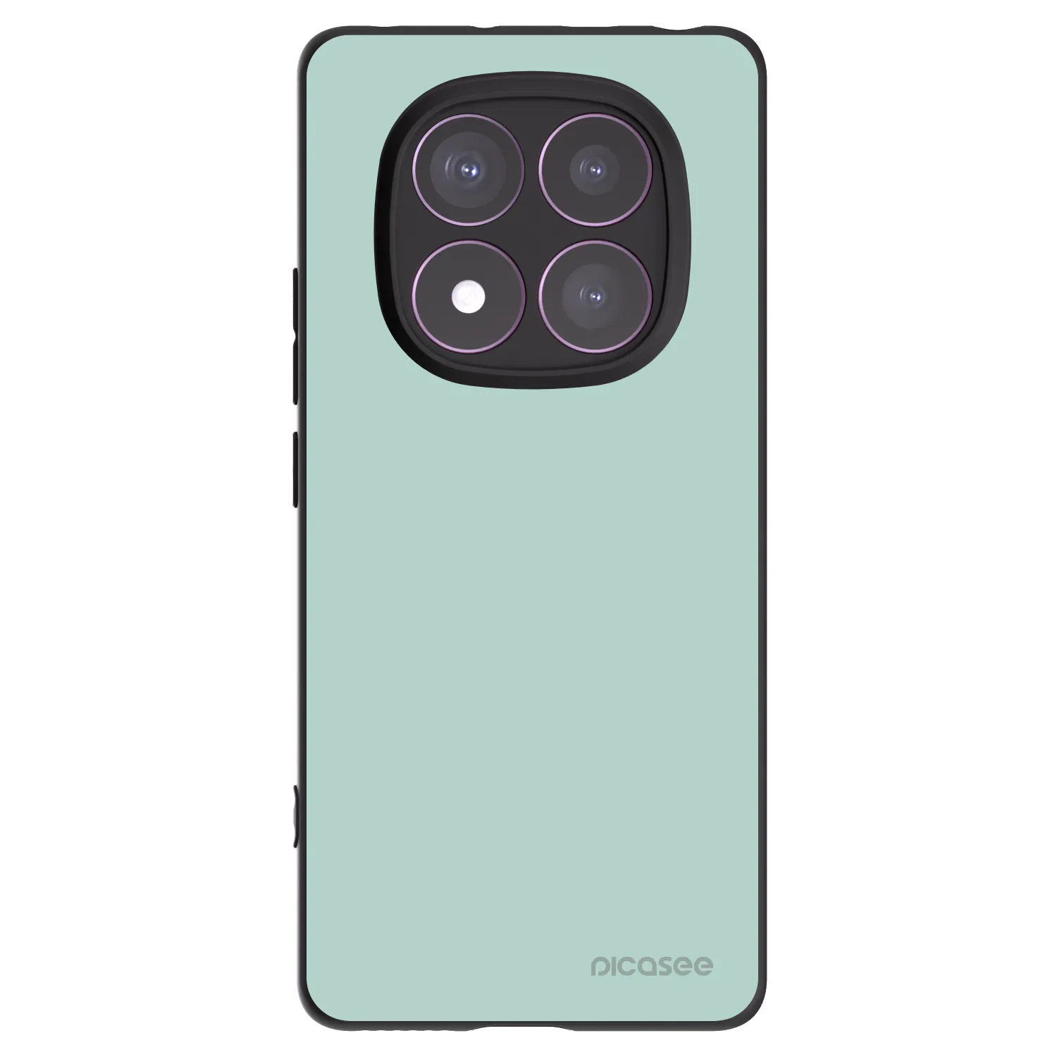 Picasee Μαύρη θήκη σιλικόνης για Xiaomi Redmi Note 14 Pro 4G - Pastel Charm