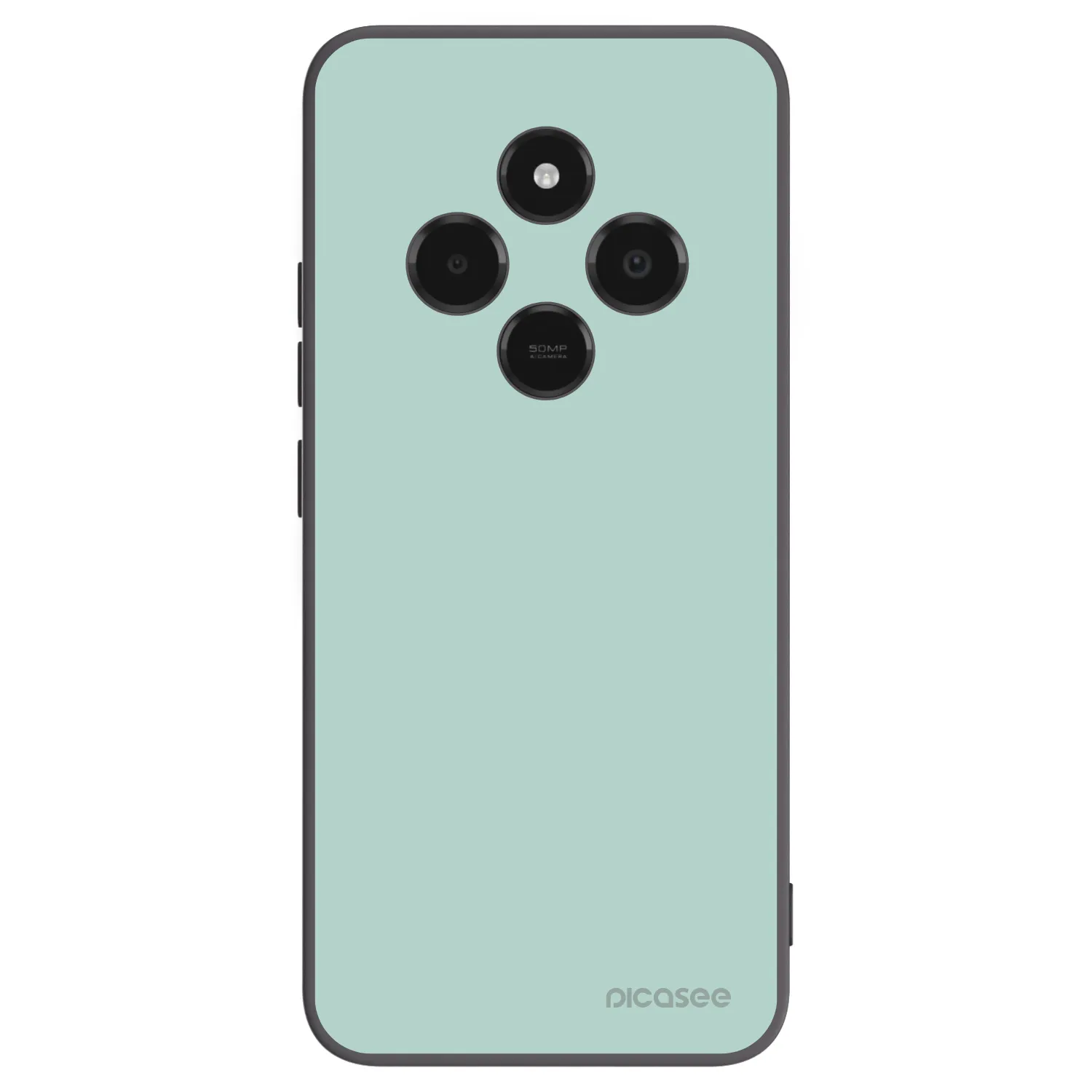 Picasee Μαύρη θήκη σιλικόνης για Xiaomi Poco C75 - Pastel Charm