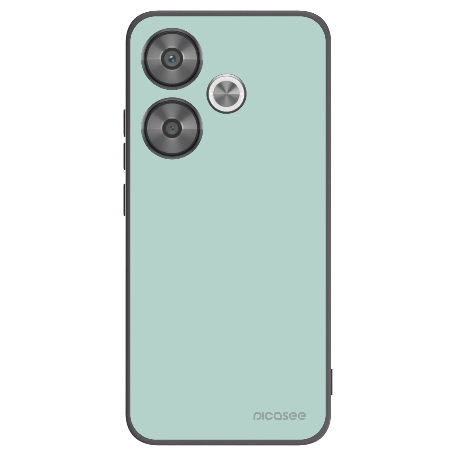 Picasee Μαύρη θήκη σιλικόνης για Xiaomi Poco F6 - Pastel Charm