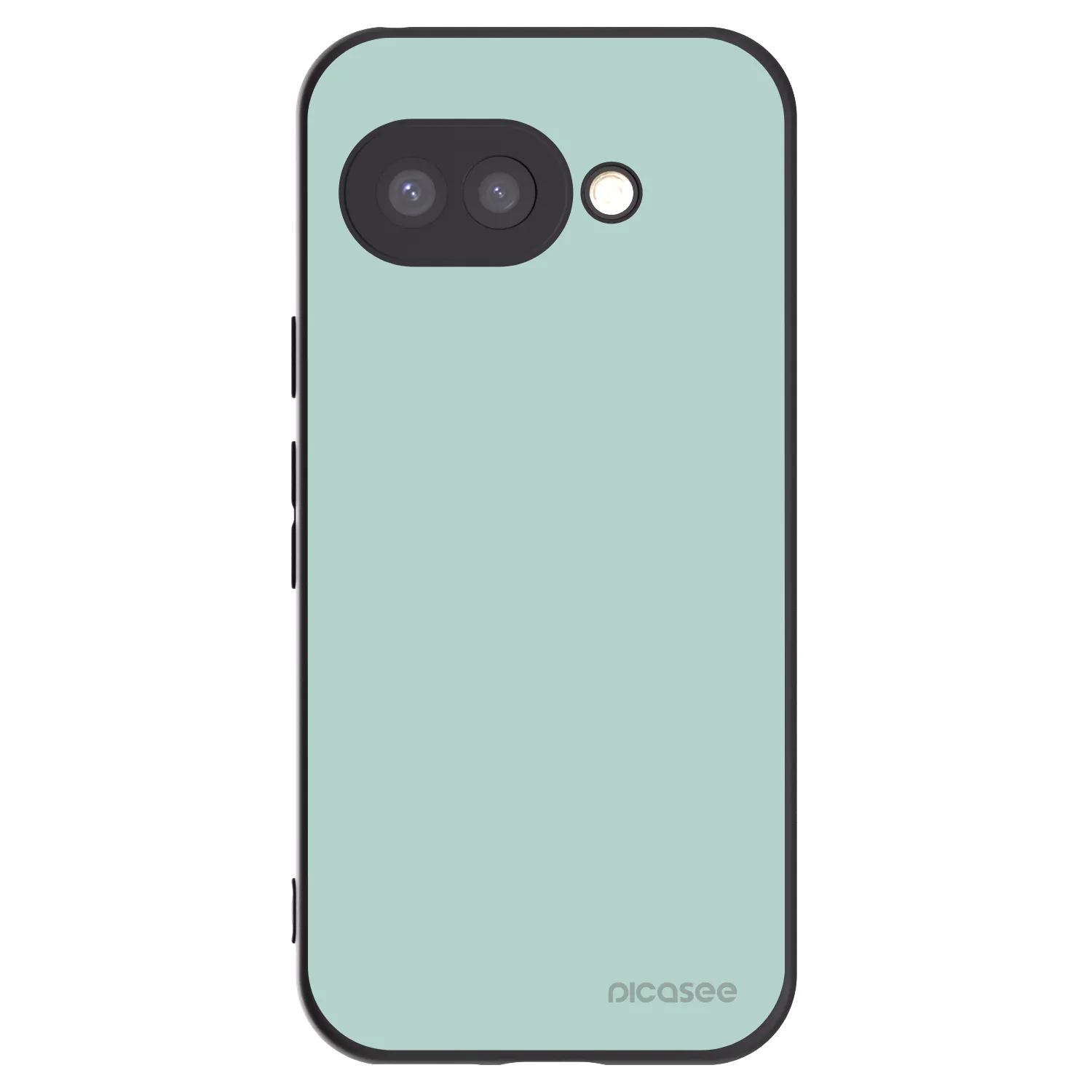 Picasee Μαύρη θήκη σιλικόνης για Google Pixel 9a - Pastel Charm