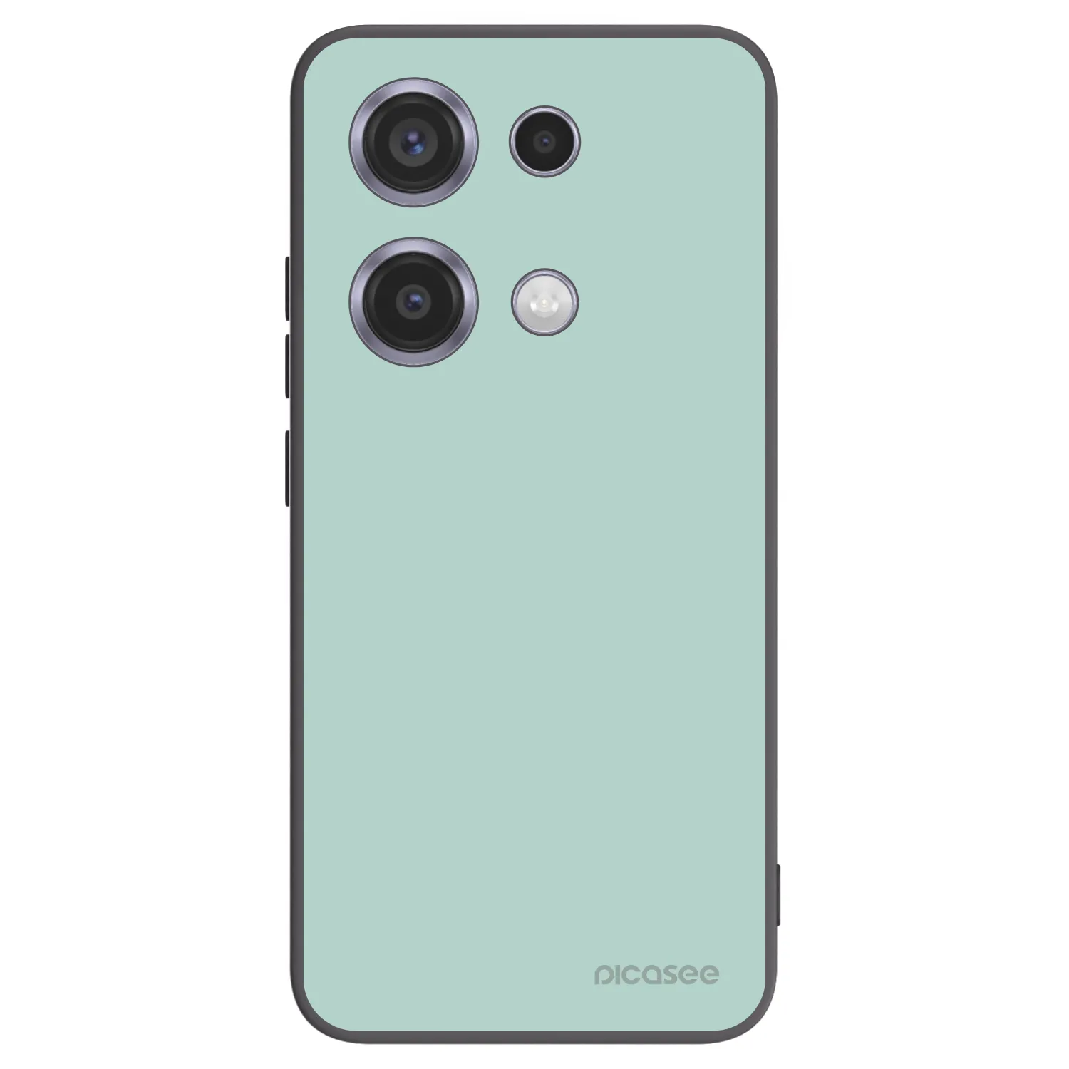 Picasee Μαύρη θήκη σιλικόνης για Xiaomi Redmi Note 14S - Pastel Charm