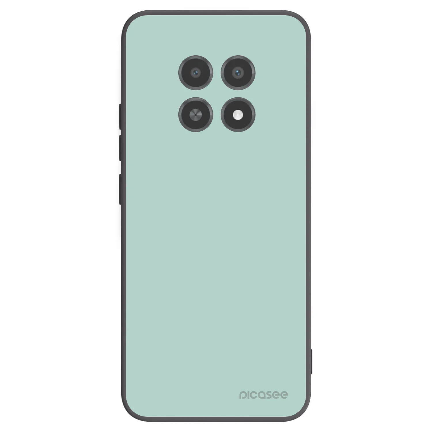 Picasee Μαύρη θήκη σιλικόνης για Realme 12X - Pastel Charm