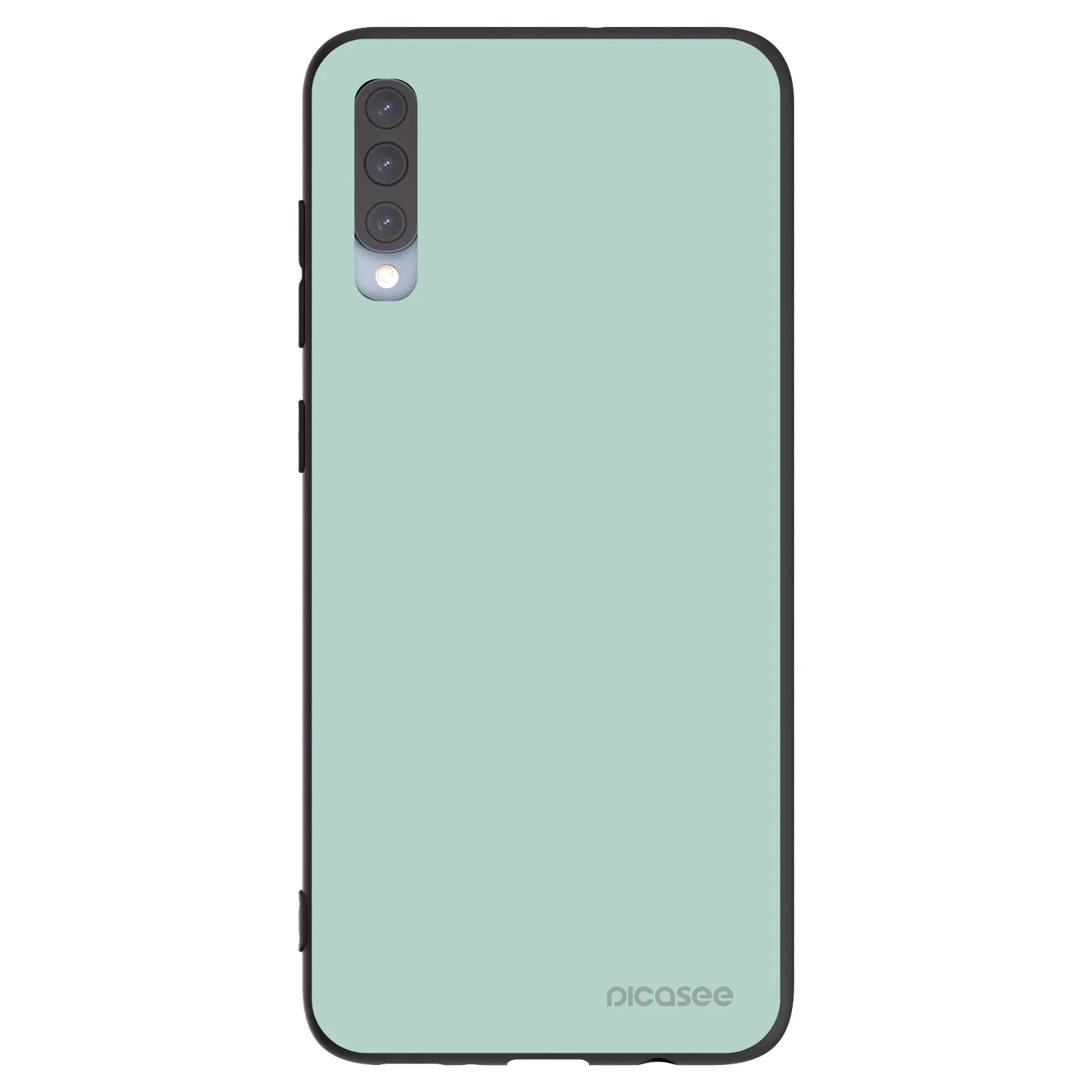 Picasee Μαύρη θήκη σιλικόνης για Samsung Galaxy A70 A705F - Pastel Charm