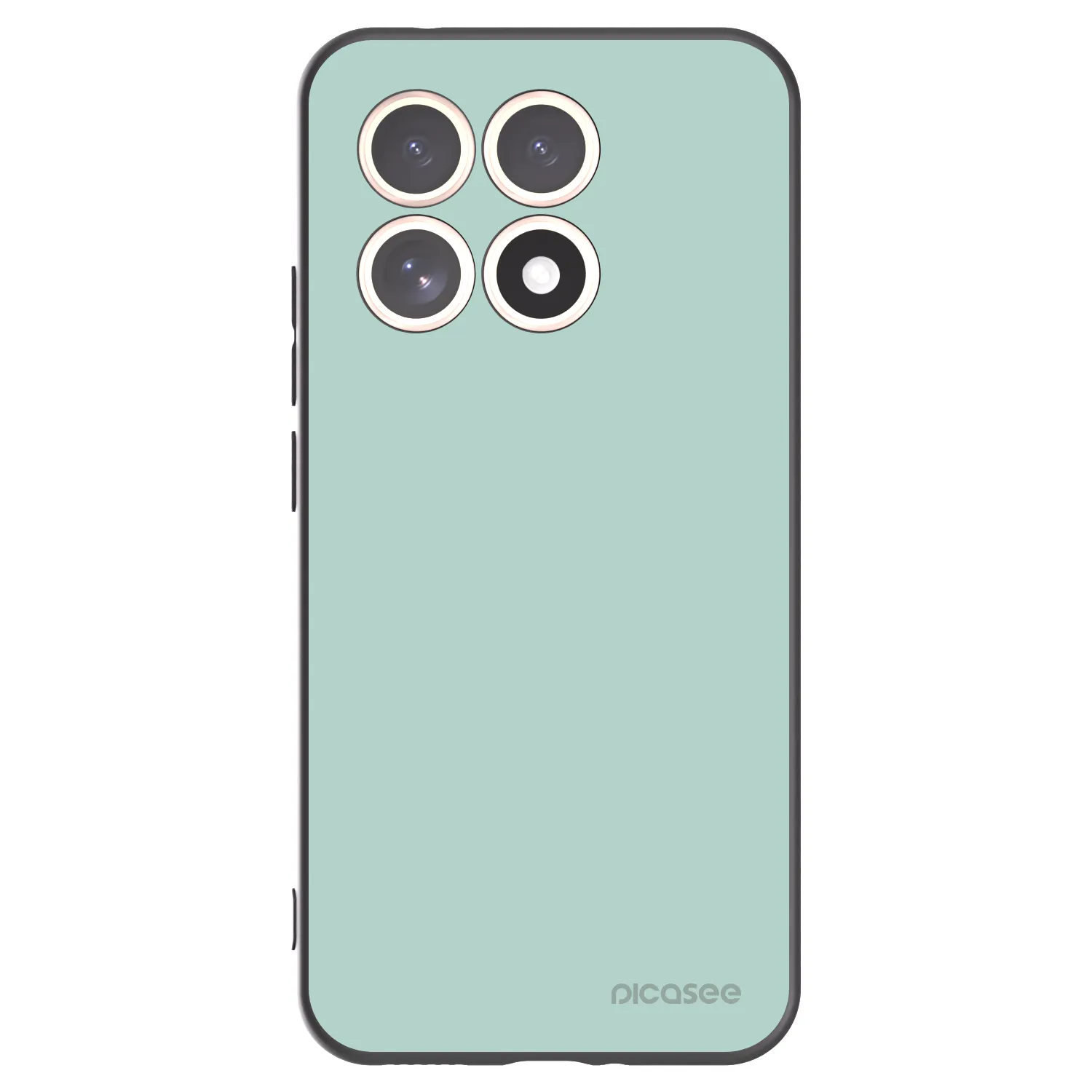Picasee Μαύρη θήκη σιλικόνης για Xiaomi 15T - Pastel Charm