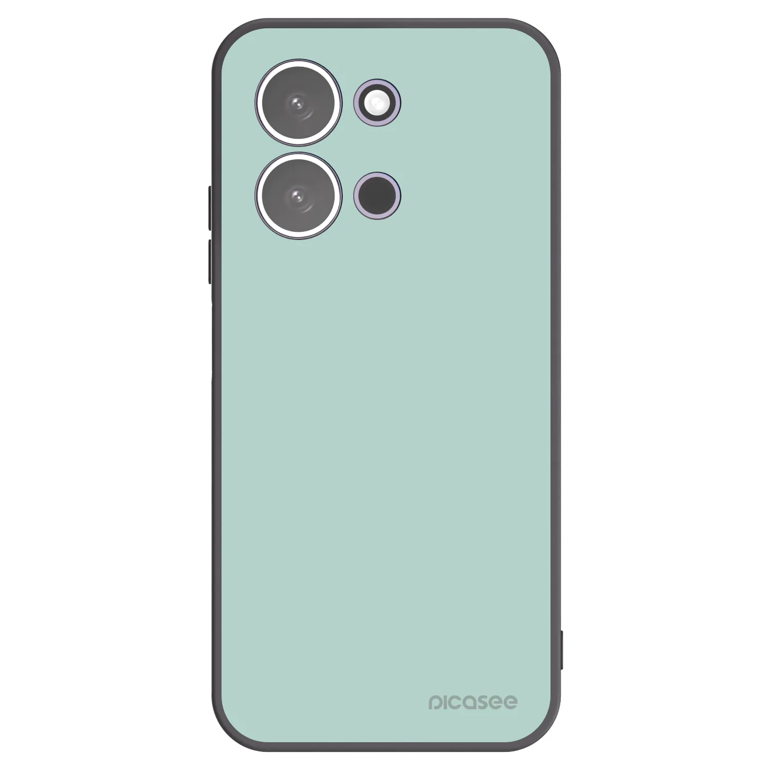 Picasee Μαύρη θήκη σιλικόνης για Xiaomi Redmi 15C 5G - Pastel Charm