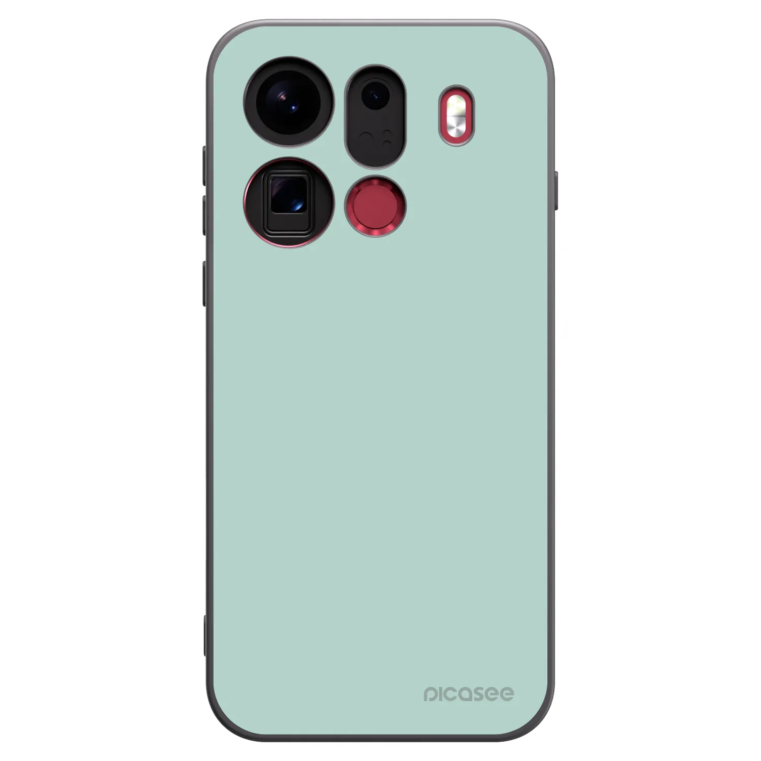 Picasee Μαύρη θήκη σιλικόνης για OPPO Find X9 Pro - Pastel Charm