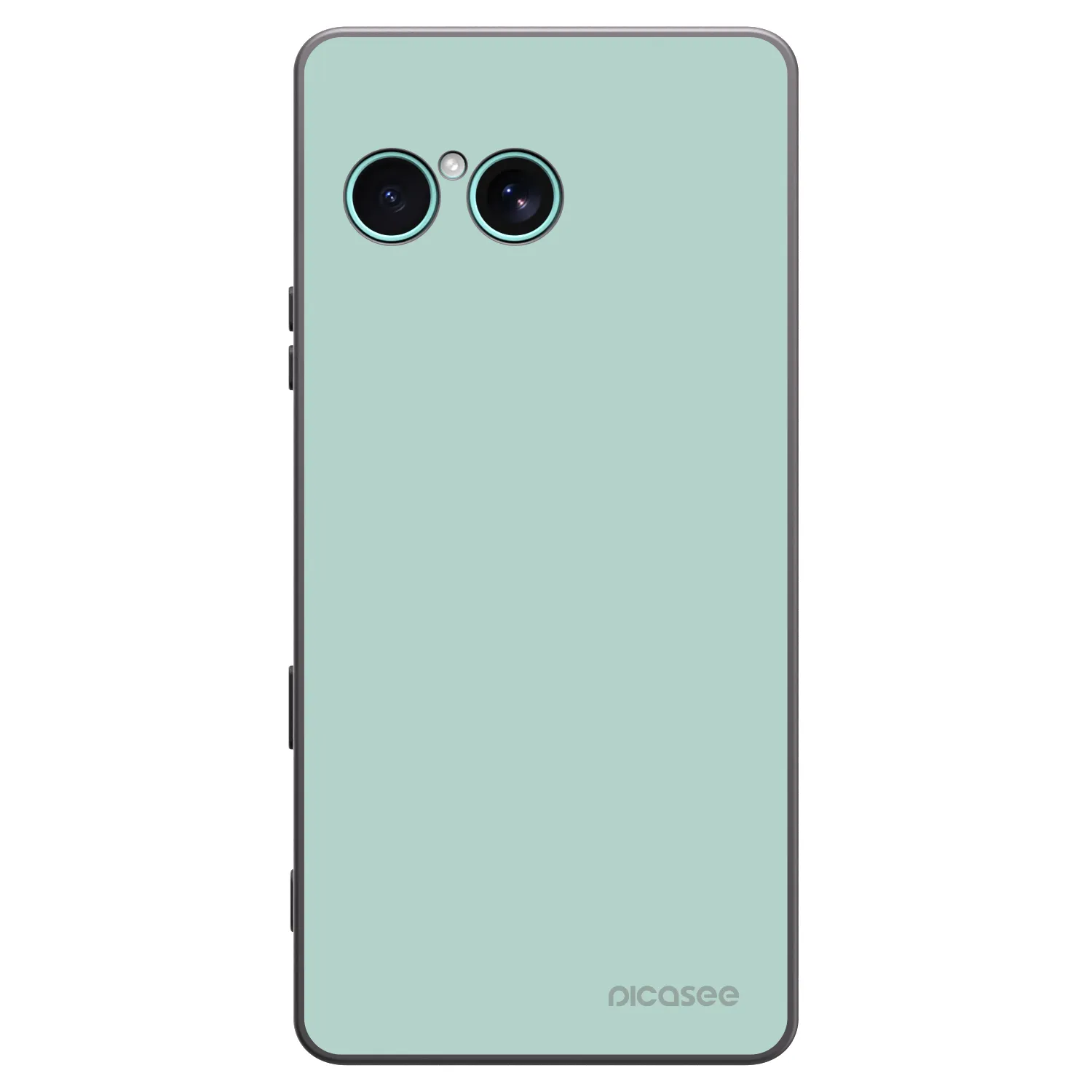 Picasee Μαύρη θήκη σιλικόνης για Sony Xperia 10 VII - Pastel Charm