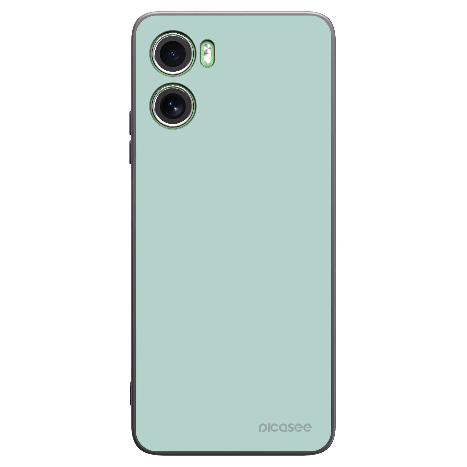 Picasee Μαύρη θήκη σιλικόνης για Motorola Moto G06 - Pastel Charm