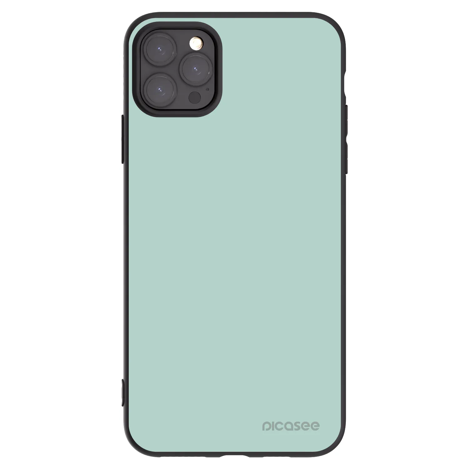 Picasee Μαύρη θήκη σιλικόνης για Apple iPhone 11 Pro Max - Pastel Charm