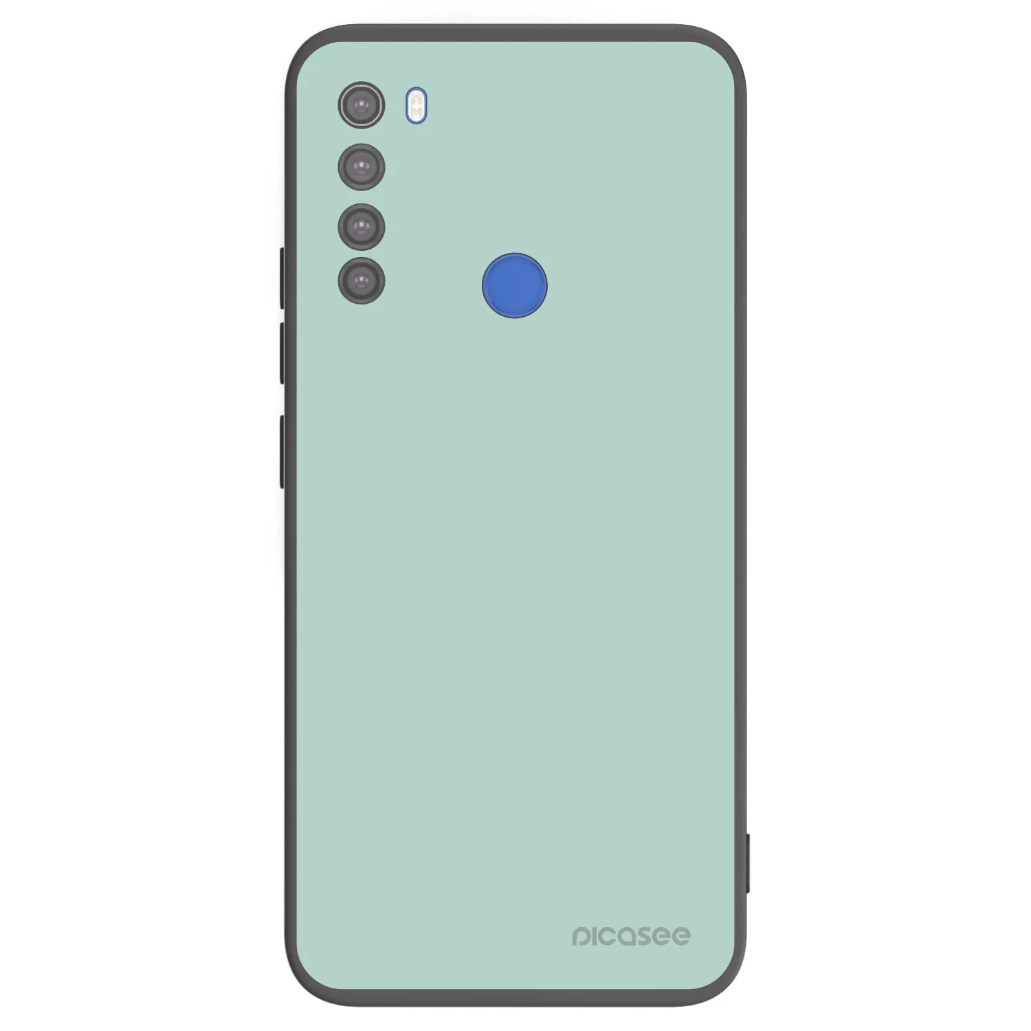 Picasee Μαύρη θήκη σιλικόνης για Xiaomi Redmi Note 8T - Pastel Charm