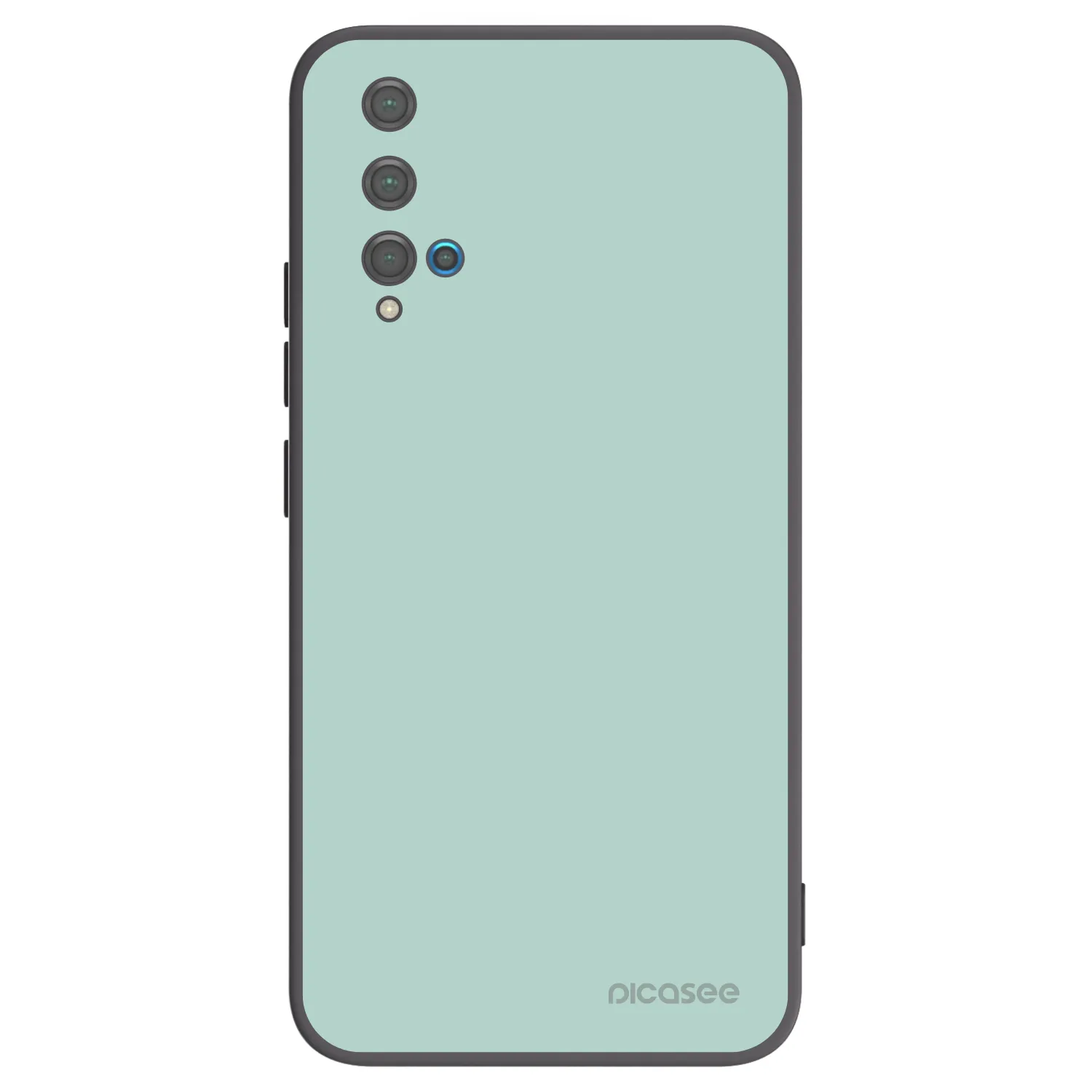 Picasee Μαύρη θήκη σιλικόνης για Huawei Nova 5T - Pastel Charm