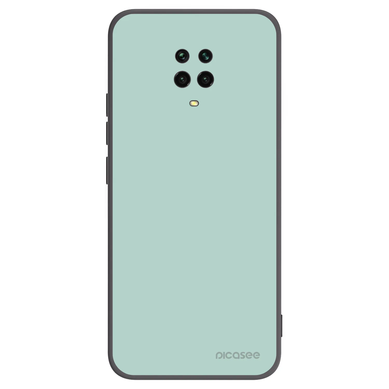 Picasee Μαύρη θήκη σιλικόνης για Xiaomi Redmi Note 9 Pro - Pastel Charm