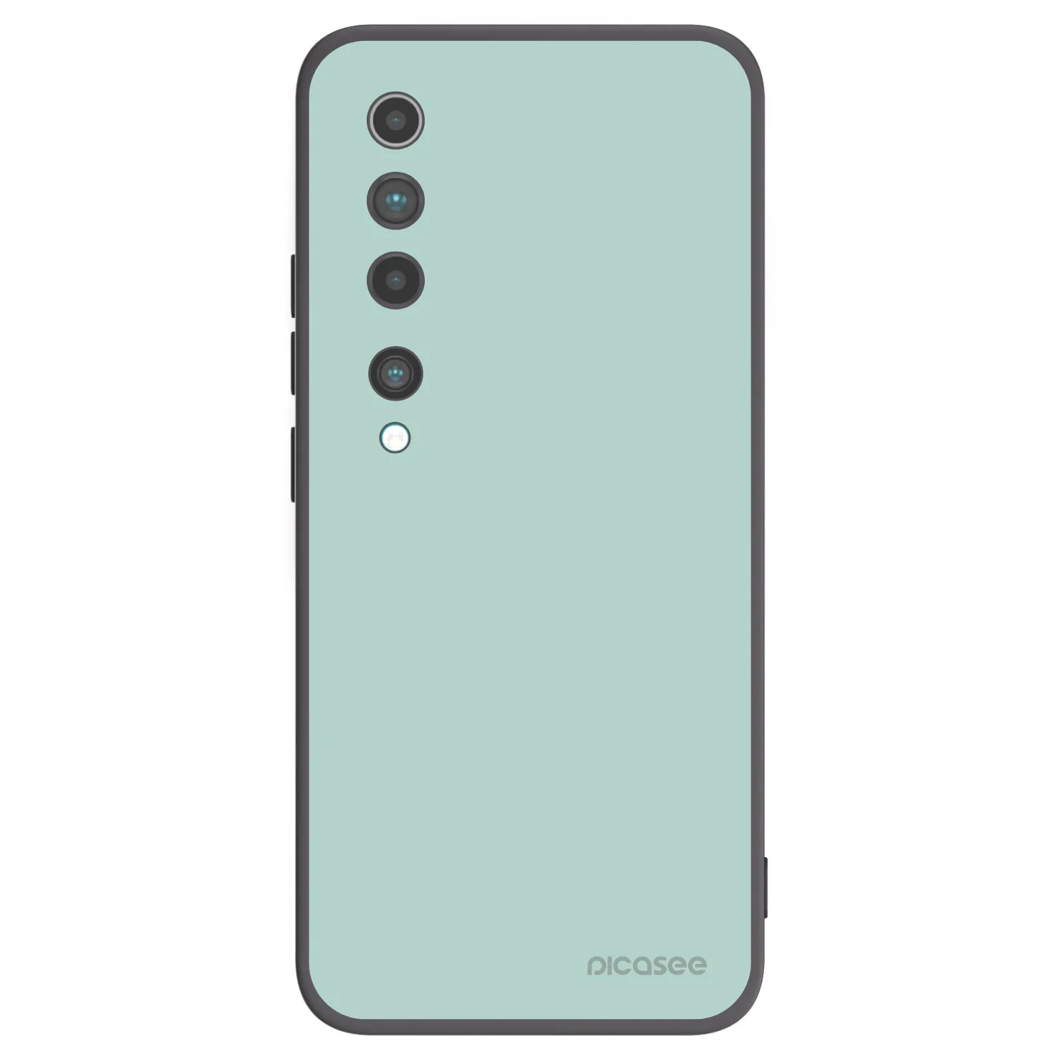 Picasee Μαύρη θήκη σιλικόνης για Xiaomi Mi 10 - Pastel Charm