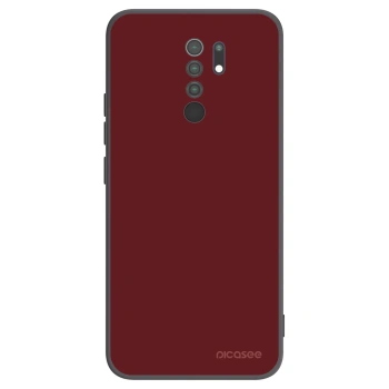Picasee Μαύρη θήκη σιλικόνης για Xiaomi Redmi 9 - Red Bliss