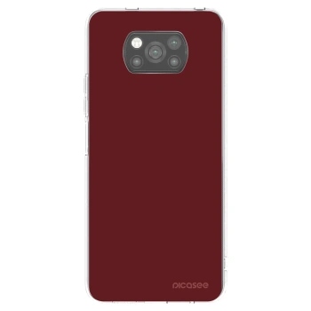 Picasee Μαύρη θήκη σιλικόνης για Xiaomi Poco X3 - Red Bliss