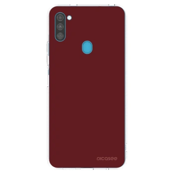 Picasee διαφανής θήκη σιλικόνης Samsung Galaxy M11 - Red Bliss