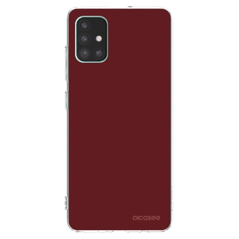 Picasee διαφανής θήκη σιλικόνης Samsung Galaxy M51 M515F - Red Bliss