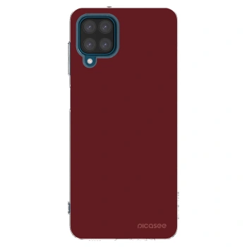 Picasee διαφανής θήκη σιλικόνης Samsung Galaxy A12 A125F - Red Bliss