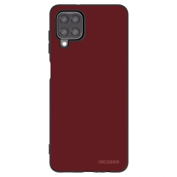 Picasee Μαύρη θήκη σιλικόνης για Samsung Galaxy A12 A125F - Red Bliss