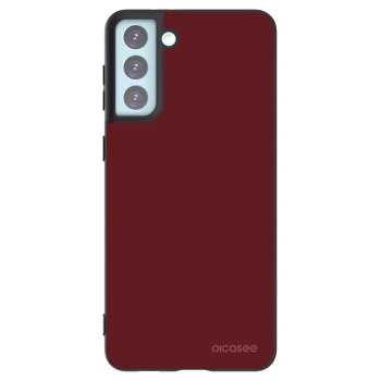 Picasee Μαύρη θήκη σιλικόνης για Samsung Galaxy S21+ 5G G996F - Red Bliss