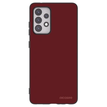 Picasee Μαύρη θήκη σιλικόνης για Samsung Galaxy A52 5G A525F - Red Bliss