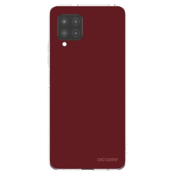 Picasee διαφανής θήκη σιλικόνης Samsung Galaxy A42 A426B - Red Bliss