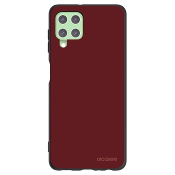 Picasee Μαύρη θήκη σιλικόνης για Samsung Galaxy A22 A225F 4G - Red Bliss
