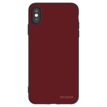Picasee Μαύρη θήκη σιλικόνης για Apple iPhone XS Max - Red Bliss