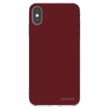 Picasee διαφανής θήκη σιλικόνης Apple iPhone XS Max - Red Bliss