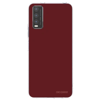 Picasee διαφανής θήκη σιλικόνης Vivo Y20s - Red Bliss