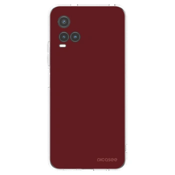 Picasee διαφανής θήκη σιλικόνης Vivo Y33s - Red Bliss