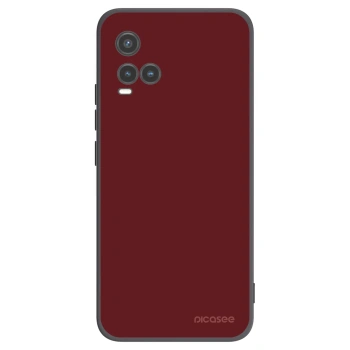 Picasee Μαύρη θήκη σιλικόνης για Vivo Y33s - Red Bliss