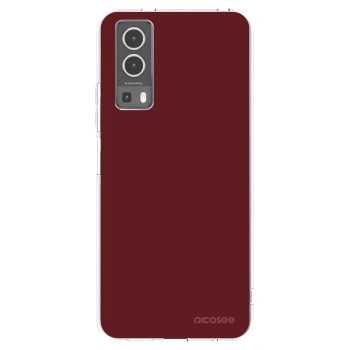 Picasee διαφανής θήκη σιλικόνης Vivo Y72 5G - Red Bliss