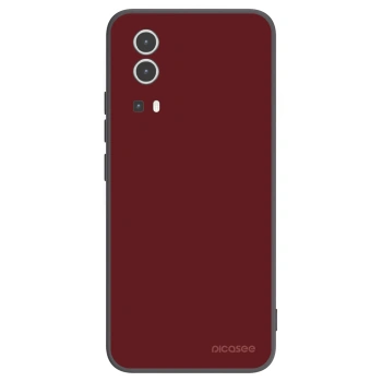 Picasee Μαύρη θήκη σιλικόνης για Vivo Y72 5G - Red Bliss