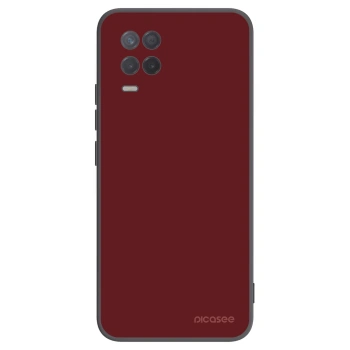 Picasee Μαύρη θήκη σιλικόνης για Realme 8 5G - Red Bliss
