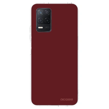 Picasee διαφανής θήκη σιλικόνης Realme 8 5G - Red Bliss