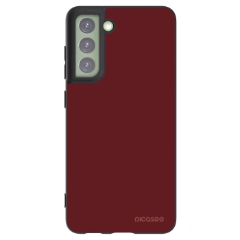 Picasee Μαύρη θήκη σιλικόνης για Samsung Galaxy S21 FE 5G - Red Bliss