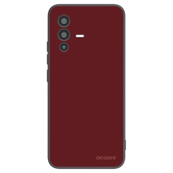 Picasee Μαύρη θήκη σιλικόνης για Vivo V23 5G - Red Bliss