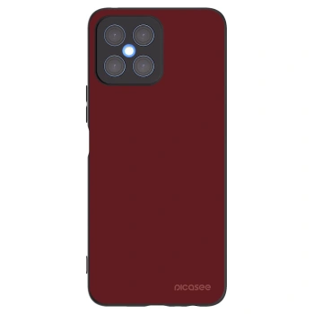 Picasee Μαύρη θήκη σιλικόνης για Honor X8 4G - Red Bliss