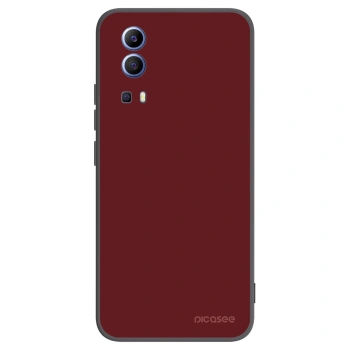 Picasee Μαύρη θήκη σιλικόνης για Vivo Y52 5G - Red Bliss