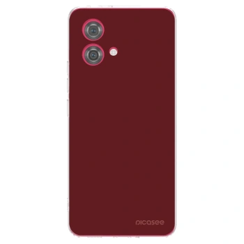 Picasee διαφανής θήκη σιλικόνης Motorola Moto G84 5G - Red Bliss