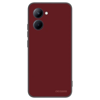 Picasee Μαύρη θήκη σιλικόνης για Realme C33 (2023) - Red Bliss
