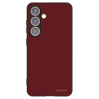 Picasee Μαύρη θήκη σιλικόνης για Samsung Galaxy S24 S921B 5G - Red Bliss