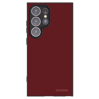 Picasee Μαύρη θήκη σιλικόνης για Samsung Galaxy S24 Ultra S928B 5G - Red Bliss