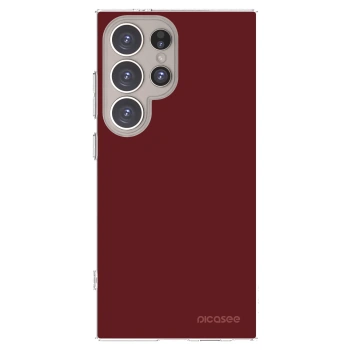 Picasee διαφανής θήκη σιλικόνης Samsung Galaxy S24 Ultra S928B 5G - Red Bliss